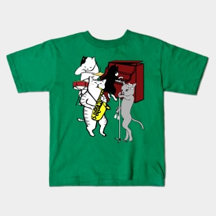 Cat Band Kids T-Shirt